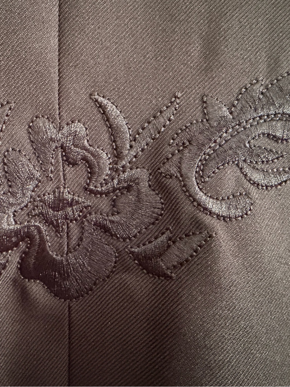 Scully Women’s Tonal Scroll Black Embroidered Blazer Size XXL - Picture 4 of 12